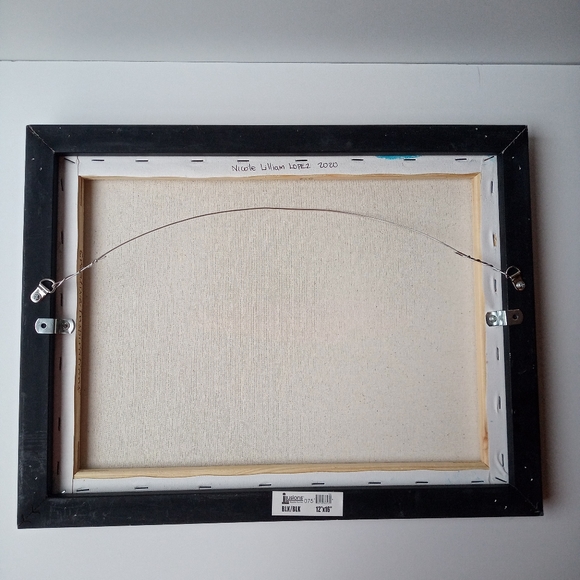 Original Acrylic Painting Sardine with Black Frame - Picture 3 of 7